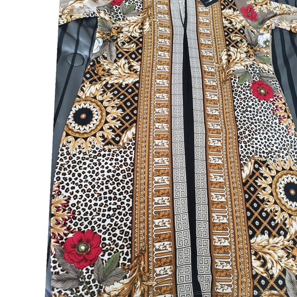 Printed mini dress NEW size 2x fashion nova dress. - Picture 3 of 6